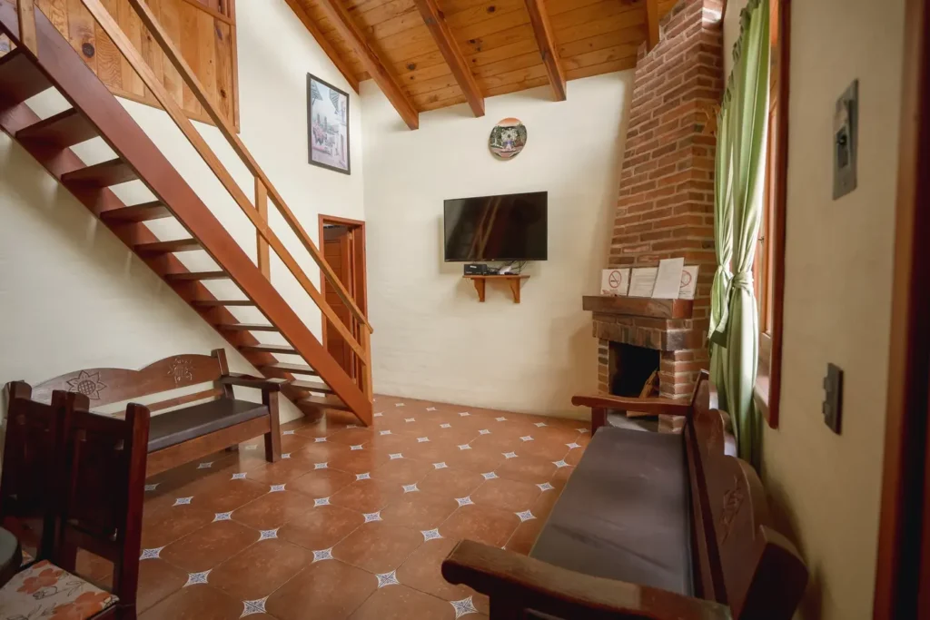 Comedor de la cabaña Aquila