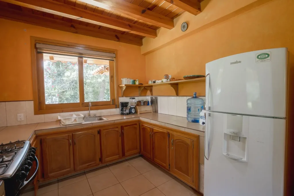 Cocina equipada de la cabaña Hércules