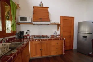 Cabaña Virgo, Paseo del Llano: cocina equipada